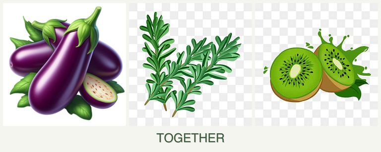 Can you plant eggplant, rosemary and kiwi together?