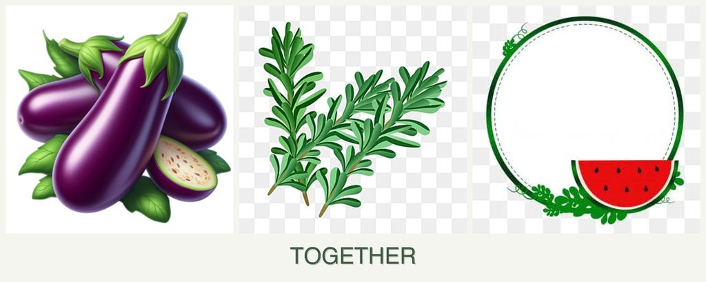 Can you plant eggplant, rosemary and watermelons together?