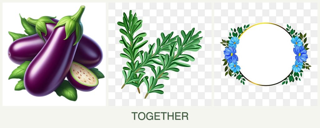 Can you plant eggplant, rosemary and zinnias together?