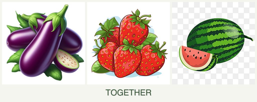 Can you plant eggplant, strawberries and melons together?