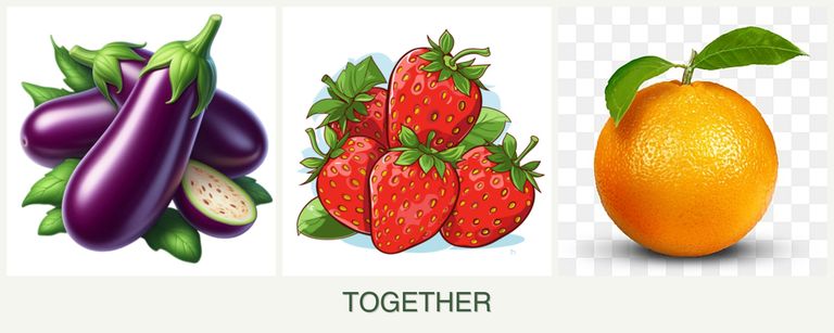 Can you plant eggplant, strawberries and oranges together?