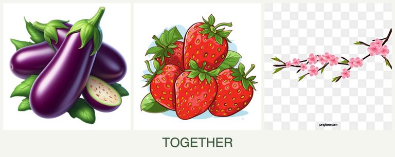 Can you plant eggplant, strawberries and peaches together?