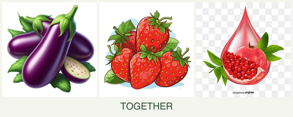 Can you plant eggplant, strawberries and pomegranates together?