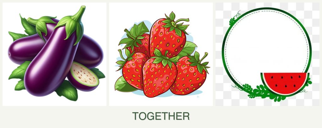 Can you plant eggplant, strawberries and watermelons together?
