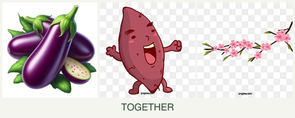 Can you plant eggplant, sweet potatoes and peaches together?