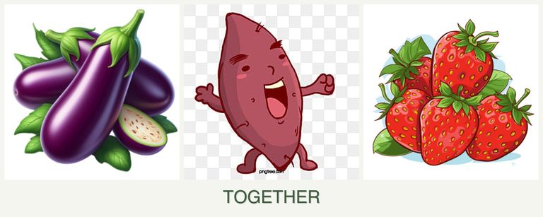 Can you plant eggplant, sweet potatoes and strawberries together?