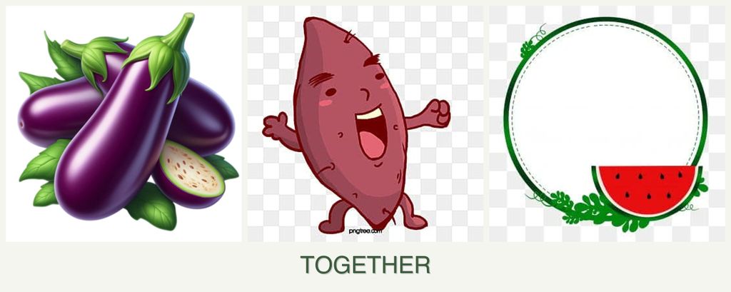 Can you plant eggplant, sweet potatoes and watermelons together?