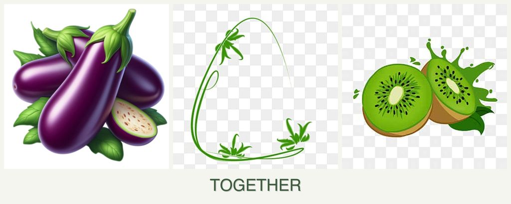 Can you plant eggplant, tarragon and kiwi together?