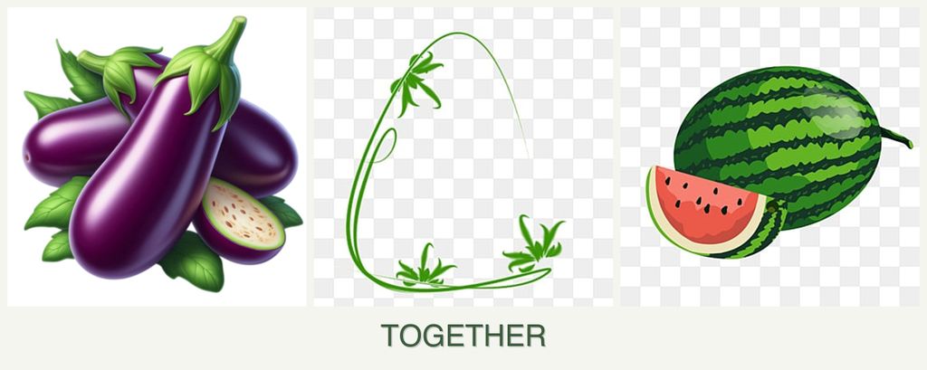 Can you plant eggplant, tarragon and melons together?