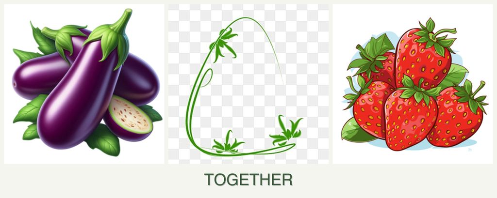 Can you plant eggplant, tarragon and strawberries together?