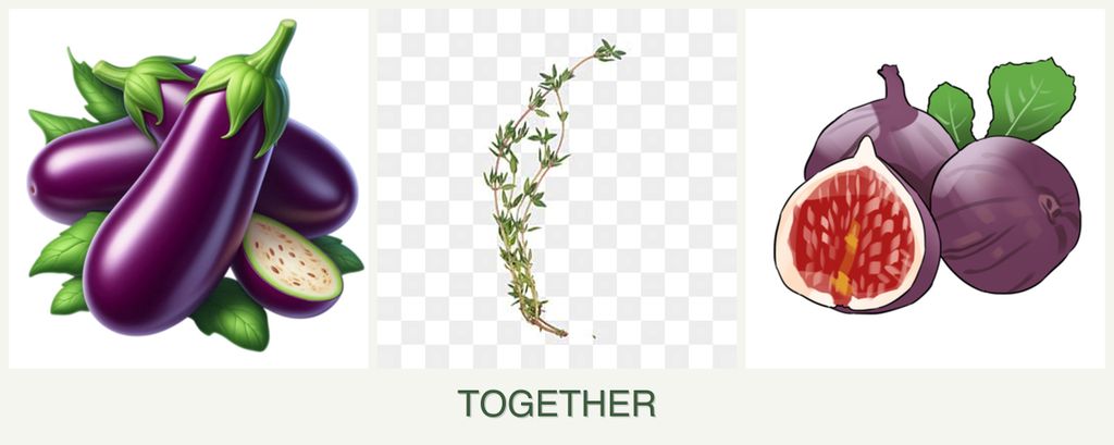 Can you plant eggplant, thyme and figs together?