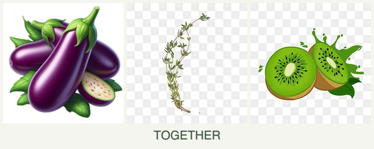 Can you plant eggplant, thyme and kiwi together?