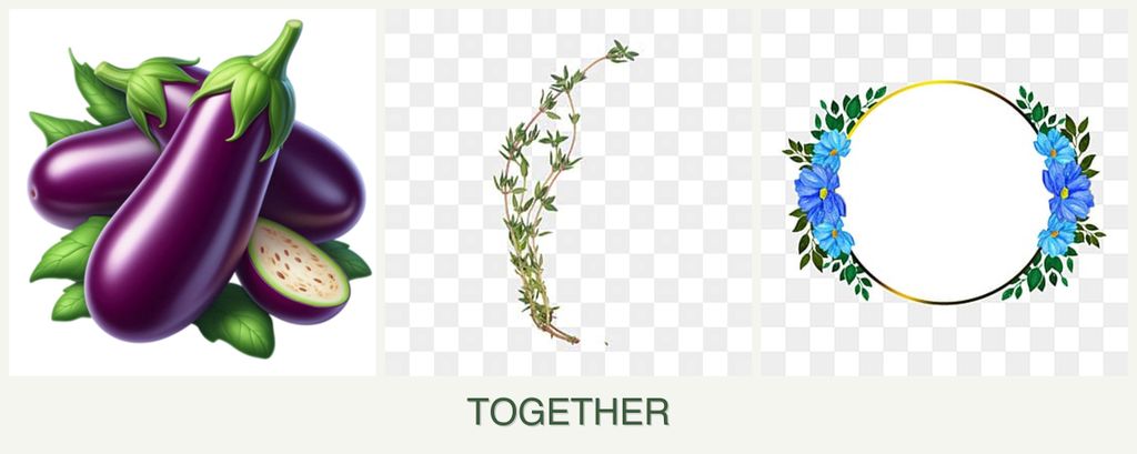 Can you plant eggplant, thyme and zinnias together?