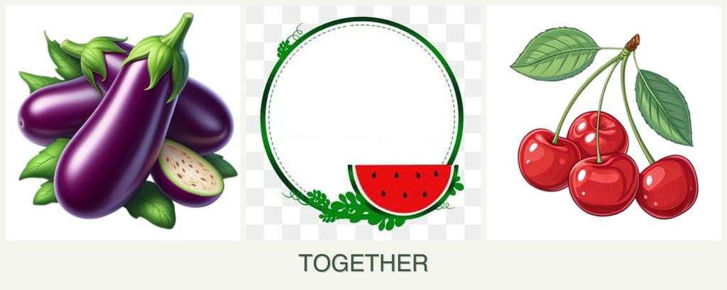 Can you plant eggplant, watermelons and cherries together?