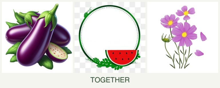 Can you plant eggplant, watermelons and cosmos together?