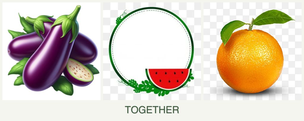 Can you plant eggplant, watermelons and oranges together?