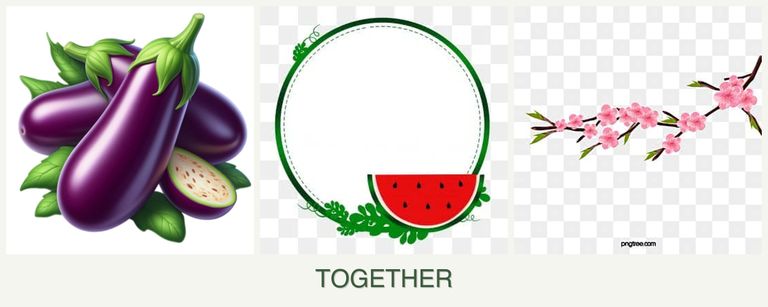 Can you plant eggplant, watermelons and peaches together?