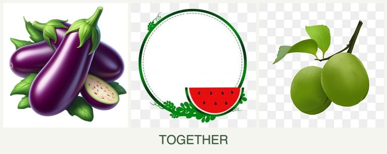 Can you plant eggplant, watermelons and plums together?