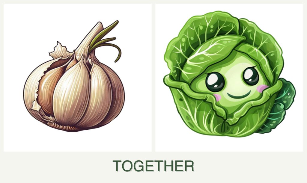 Can you plant garlic and cabbage together?