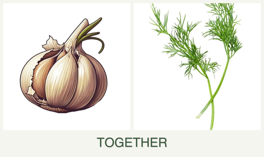 Can you plant garlic and dill together?