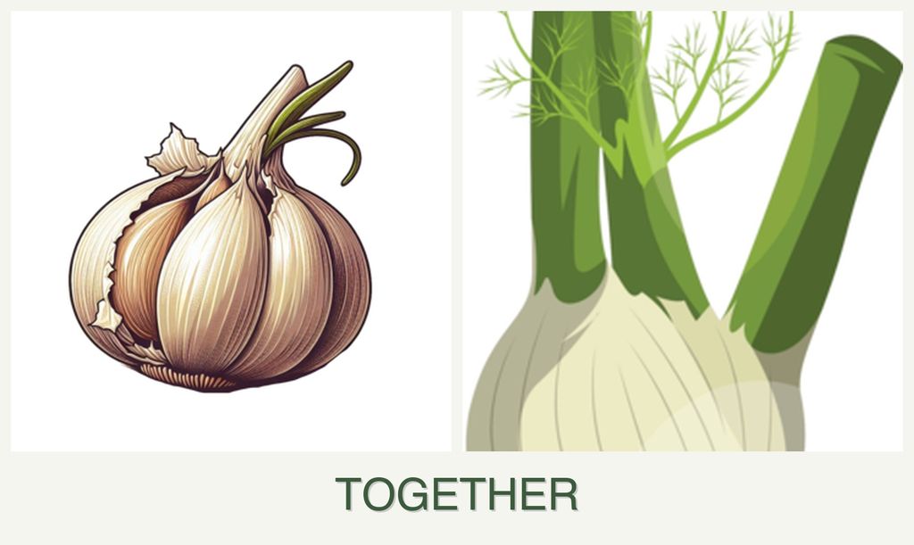 Can you plant garlic and fennel together?
