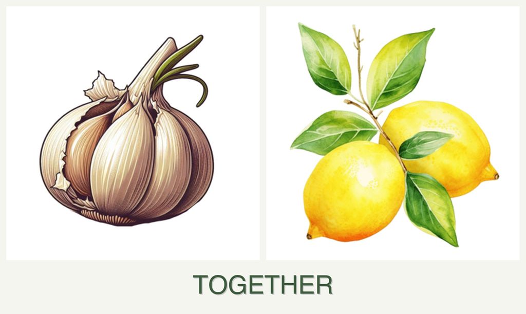 Can you plant garlic and lemons together?