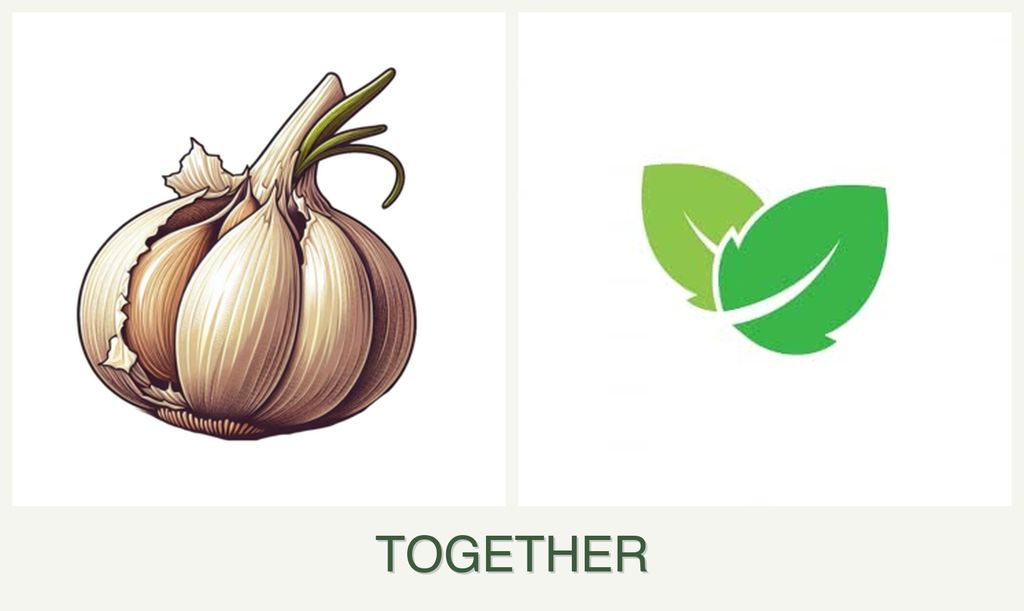 Can you plant garlic and mint together?