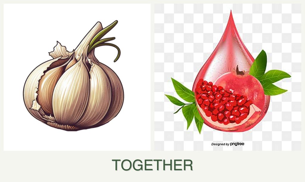 Can you plant garlic and pomegranates together?