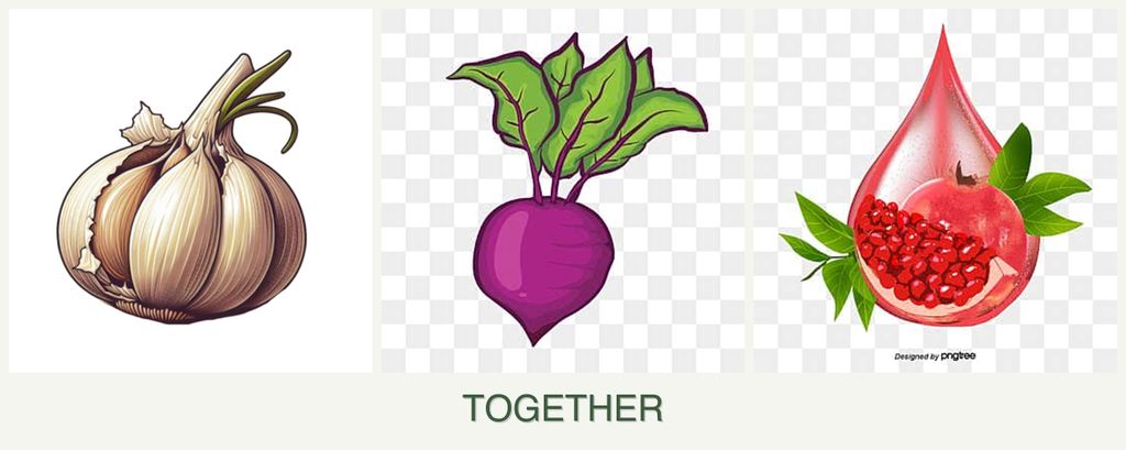 Can you plant garlic, beets and pomegranates together?