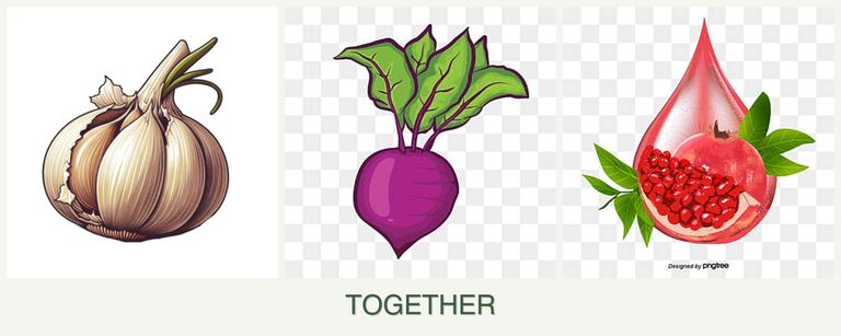 Can you plant garlic, beets and pomegranates together?