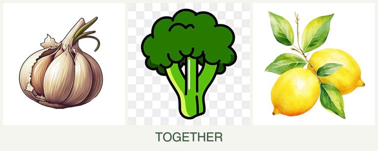 Can you plant garlic, broccoli and lemons together?