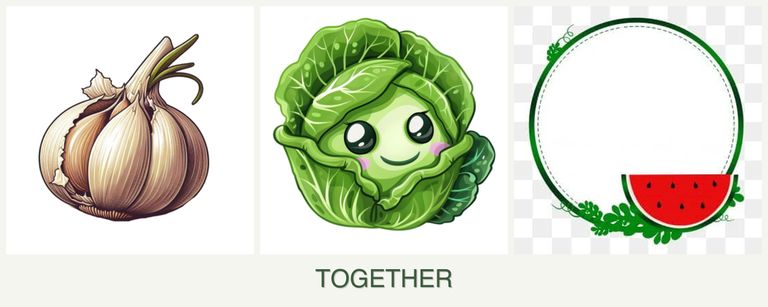 Can you plant garlic, cabbage and watermelons together?