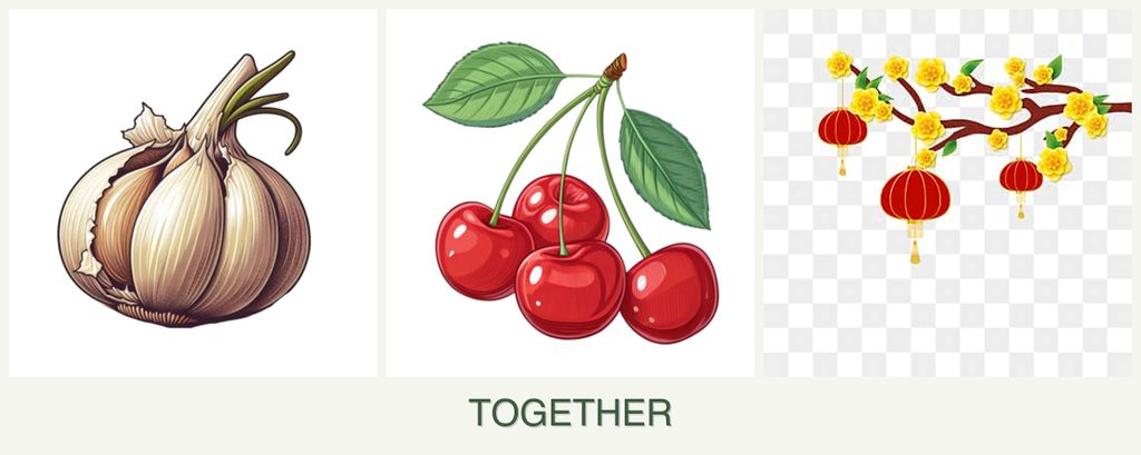 Can you plant garlic, cherries and apricots together?