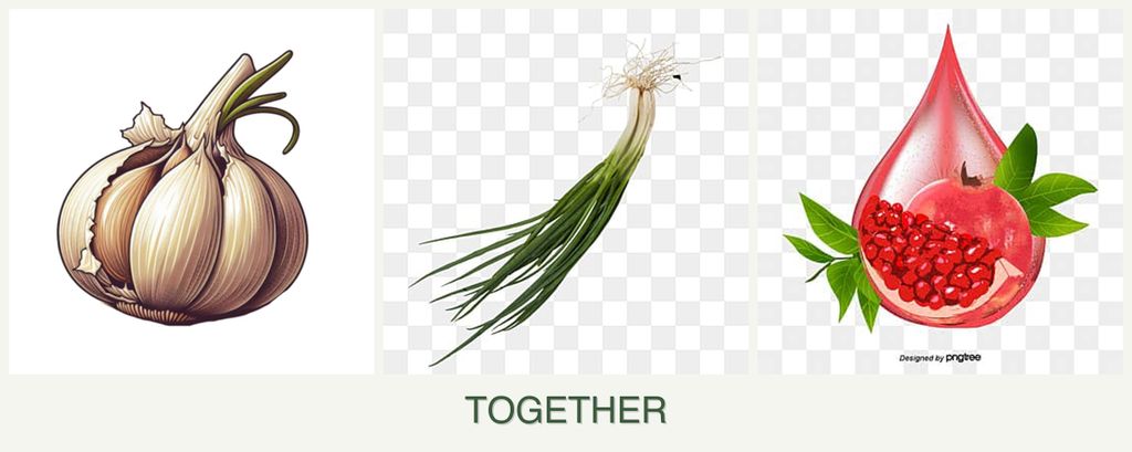 Can you plant garlic, chives and pomegranates together?