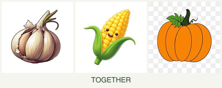 Can you plant garlic, corn and pumpkin together?