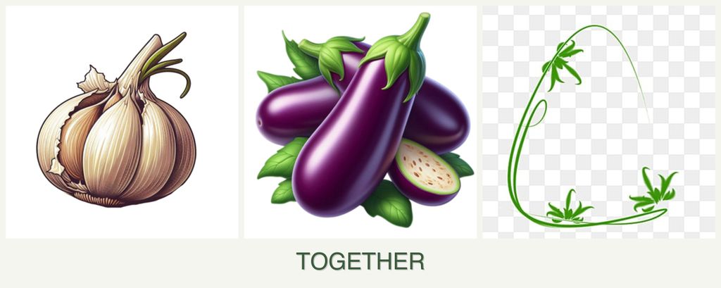 Can you plant garlic, eggplant and tarragon together?