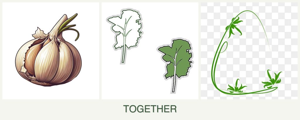 Can you plant garlic, kale and tarragon together?