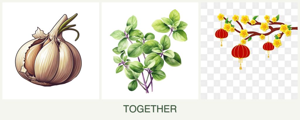 Can you plant garlic, oregano and apricots together?