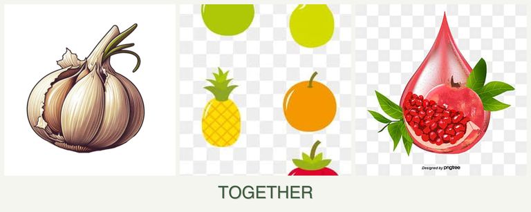 Can you plant garlic, pears and pomegranates together?