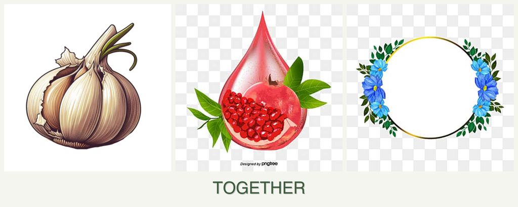 Can you plant garlic, pomegranates and zinnias together?