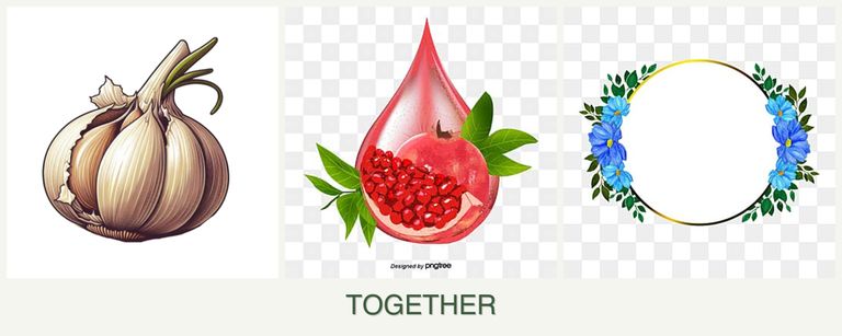 Can you plant garlic, pomegranates and zinnias together?