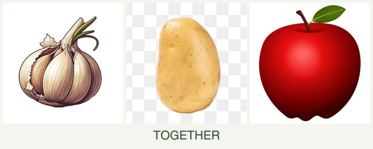 Can you plant garlic, potatoes and apples together?
