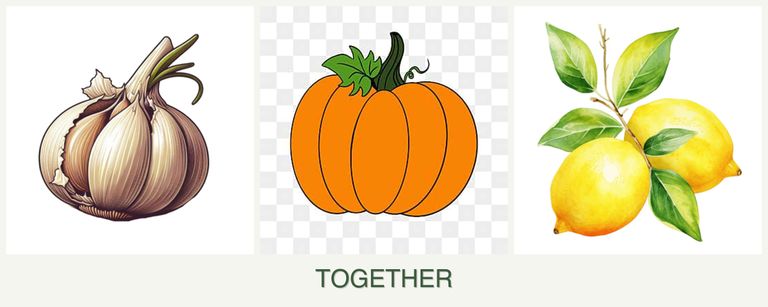 Can you plant garlic, pumpkin and lemons together?