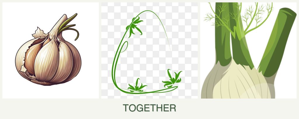 Can you plant garlic, tarragon and fennel together?