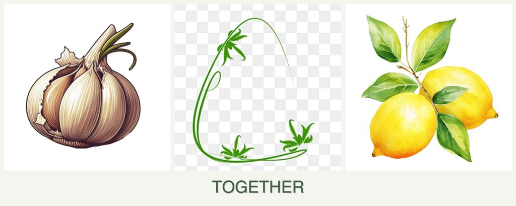 Can you plant garlic, tarragon and lemons together?