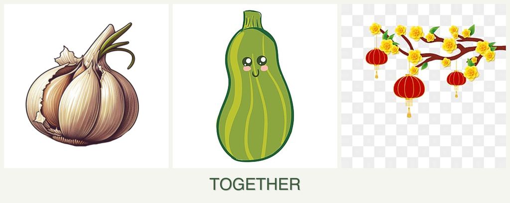 Can you plant garlic, zucchini and apricots together?