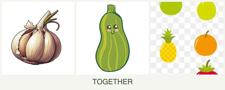 Can you plant garlic, zucchini and pears together?