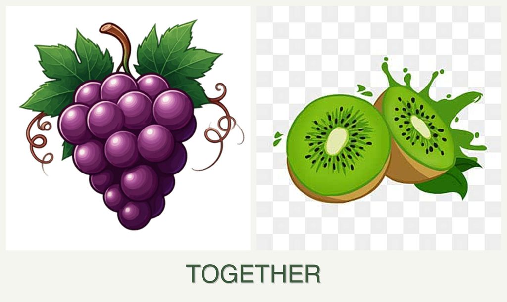 Can you plant grapes and kiwi together?
