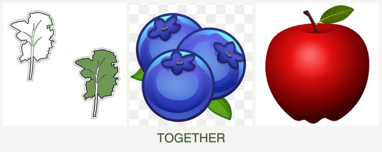 Can you plant kale, blueberries and apples together?