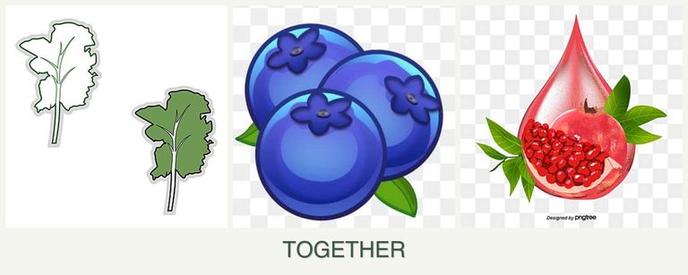 Can you plant kale, blueberries and pomegranates together?